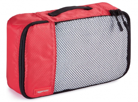 Set 3 oragnizatoare pentru calatorie Amazon Basics, rosu [5]