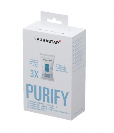 Bacanie - Set 3 pachete de granule anticalcar pentru statie de calcat, LAURASTAR 302.7800.898