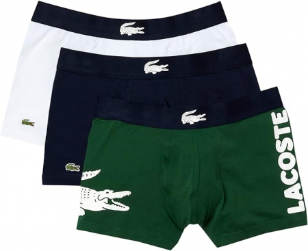 Set 3 perechi Boxeri pentru bărbați Lacoste 5h1803, Marimea M (83-89cm) [0]
