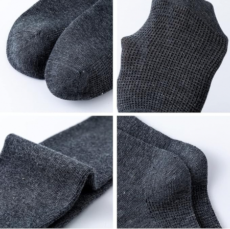 Set 3 perechi de sosete lungi pentru fete Marchare, negru/alb/albastru, 10-14 ani [3]