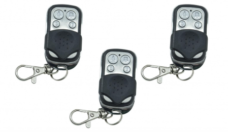 Set 3 telecomenzi universale, cod fix, cu frecventa de 433,92 MHz, pentru poarta automata [0]