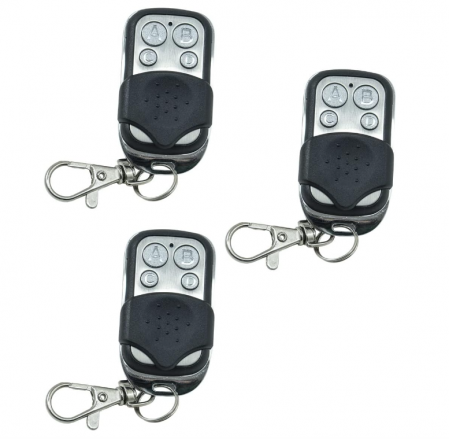 Set 3 telecomenzi universale, cod fix, cu frecventa de 433,92 MHz, pentru poarta automata [4]