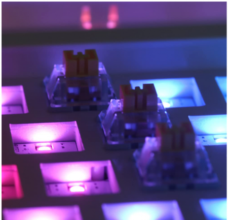 Set 35 de comutatoare mecanice Sea Salt, liniar pre-uns cu fanta LED, 50g [5]