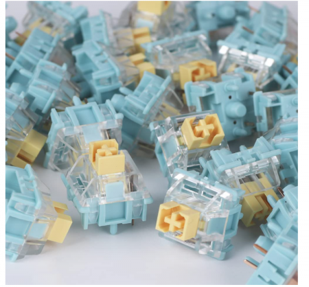 Set 35 de comutatoare mecanice Sea Salt, liniar pre-uns cu fanta LED, 50g [6]