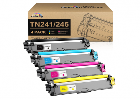 Set 4 cartuse toner pentru imprimanta Brother TN241 TN245 [0]