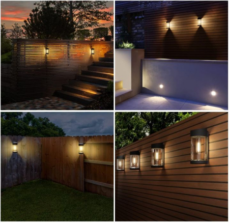 Set 4 lampi solare pentru exterior Woolmug, fara fir, impermeabile [7]