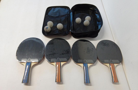 Set 4 palete tenis de masa + 6 mingi JOOLA, husa inclusa [2]