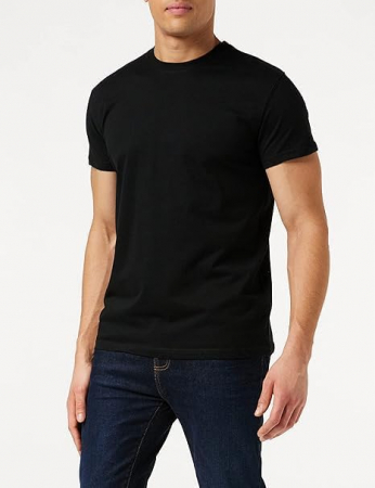 Fashion - Set 4 tricouri cu maneca scurta pentru barbati Lower East Le105, negru, L