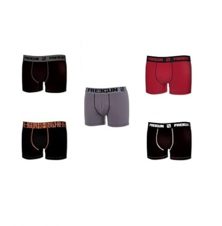 TOATE PRODUSELE - Set 5 boxeri pentru barbati Freegun, multicolor, marime L