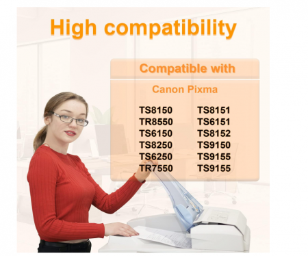 Set 5 cartuse de imprimanta D&C Canon CLI-581 XXL [1]