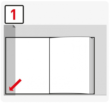 Set 5 coperti Herlitz 50014750 de plastic, 58.5 x 34 cm + 5 etichete si 24 protectii pentru colturi [3]