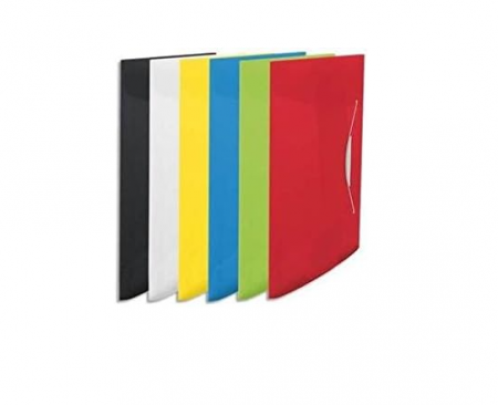 Birotica & Papetarie - Set 5 Mape cu elastic Leitz ESSELTE 624046 A4 din polipropilena