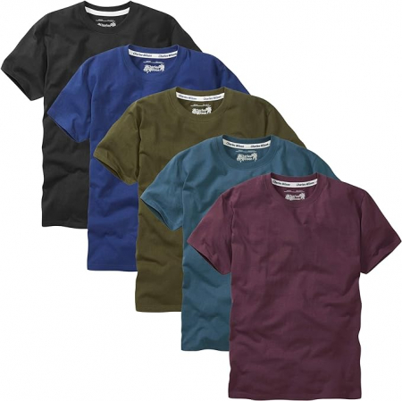 Set 5 tricouri cu maneca scurta Charles Wilson pentru barbati, M [1]