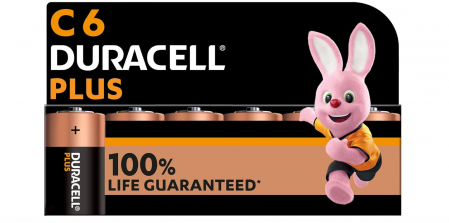 Set 6 baterii Duracell Plus C LR14 MN1400, 1.5 V [0]