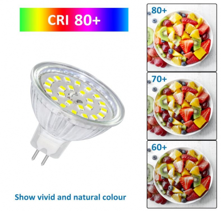 Set 6 becuri LED GU5.3 SCNNC, 12V, 5W echivalent cu 50W, alb rece 6000K, 500LM [7]