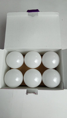 Set 6 Becuri PHILIPS LED E27, 8W (60W), alb cald [1]