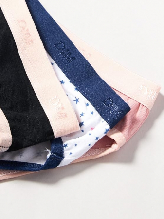 Set 6 chiloti pentru pentru fete DIM, din bumbac moale, 12 ani [3]