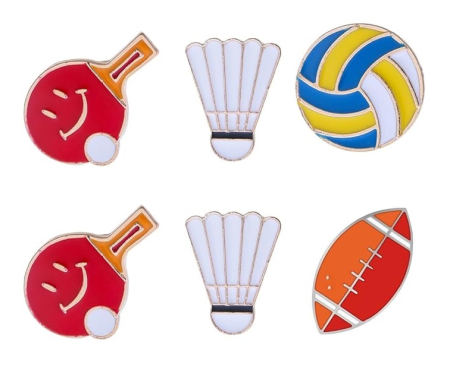 TOATE PRODUSELE - Set 6 insigne sport EurHouse, din fier