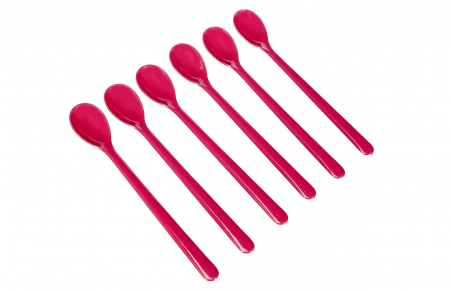 Tacamuri si seturi - Set 6 Lingurite din plastic reutilizabile Kimmel