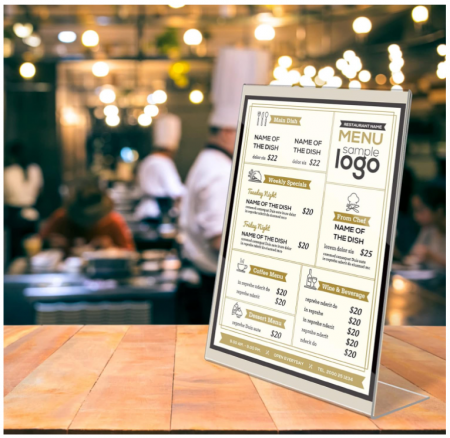 Set 6 suporturi de meniu A4 [7]