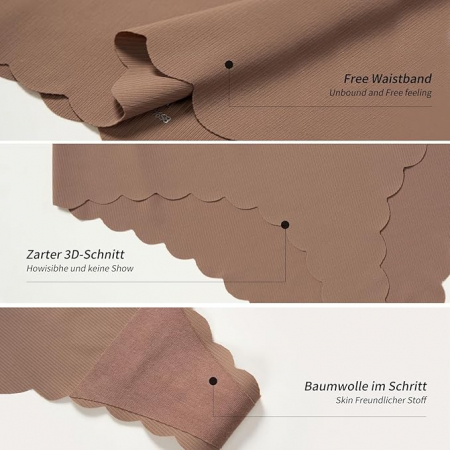 Set 7 chiloti pentru femei SHARICCA, tanga fara cusaturi, multicolor, XL [3]