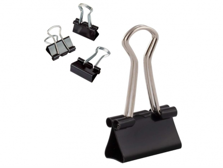 Set 7 clipsuri D.RECT pentru documente, 19 mm [2]