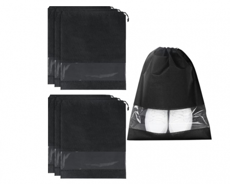 Set 7 saci de incaltaminte cu snur AiQInu, 45 x 36 cm [0]