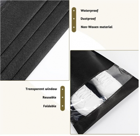 Set 7 saci de incaltaminte cu snur AiQInu, 45 x 36 cm [1]