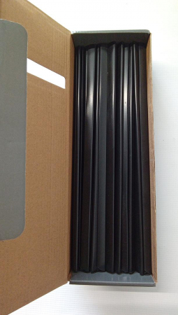 Set 76 Sine de legare documente A4, 3mm, PAVO, negru [1]