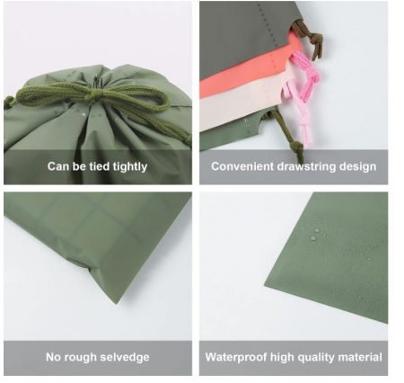 Set 8 saci impermeabili cu snur XiYee [5]