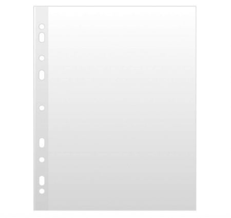 Organizare si arhivare - Set 85 File protectie documente A5 DONAU, 50 microni, din plastic cristal transparent lucios