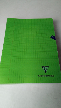 Set 9 caiete metrice A4 Clairefontaine 353361C, 96 de pagini/caiet, verde [1]