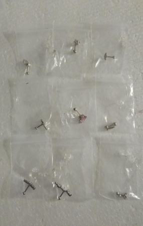 Set 9 cercei pentru femei CASSIECA, oțel inoxidabil [1]