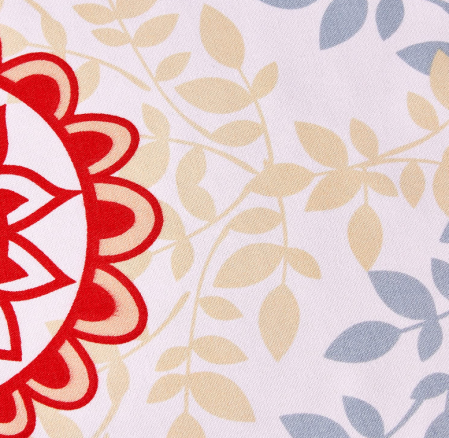 Set asternuturi din microfibră – 135 x 200 cm, Medalion coral [1]