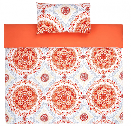 Set asternuturi din microfibră – 135 x 200 cm, Medalion coral [4]