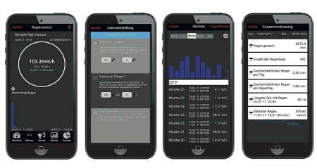 Set complet pluviometru, gateway și senzor de ploaie fără fir Technoline MA10040, alb [4]