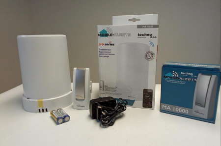 Set complet pluviometru, gateway și senzor de ploaie fără fir Technoline MA10040, alb [1]