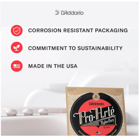Set Corzi Chitara Clasica D'Addario Pro Arte EJ45 [6]