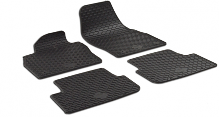 Set Covorase Auto Cauciuc Umbrella Pentru Seat Ibiza (2017-), Arona (2017-), Volkswagen Polo (2017-), Audi A1 (2018-) + Suport Numar Inmatriculare Mega Drive Simplu Set 2 Buc [1]