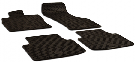 Set Covorase Auto Cauciuc Umbrella Pentru Volkswagen Passat B8 (2014-) + Odorizant Auto Bradut Wunder-Baum Black Ice [1]