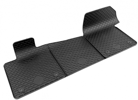 Set Covorase Auto Cauciuc Umbrella Pentru Volkswagen T7 (2021-) – 3 Pcs + Odorizant Auto Bradut Wunder-Baum Black Ice [1]