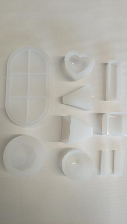 Set de 10 matrițe YUTUY Forme din silicon pentru turnare/confectionare bijuterii [1]