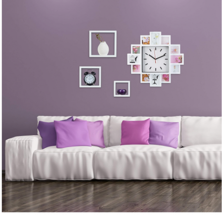 Set de 3 rafturi de perete Relaxdays Cube, Alb, 25 x 25 x 25 cm [2]