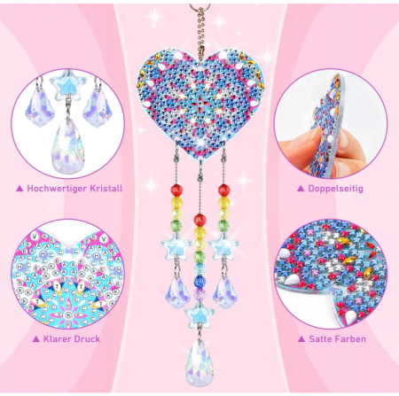 Set de artizanat cu clopotei de vant pentru pictura cu diamant FORMIZON [3]