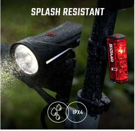 Set de lumini LED pentru bicicleta SIGMA SPORT, Aura 100/Blaze Link [8]