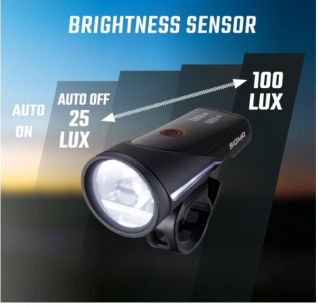 Set de lumini LED pentru bicicleta SIGMA SPORT, Aura 100/Blaze Link [6]