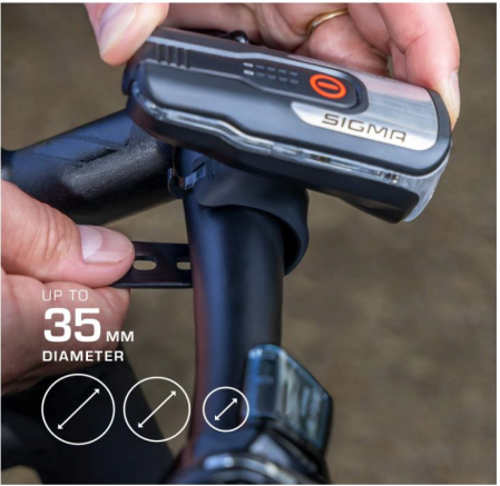 Set de lumini LED pentru bicicleta SIGMA SPORT, Aura 80 și Blaze [9]