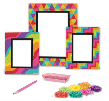Set de rame foto personalizate Crayola cu cristale colorate [3]