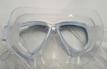 Set de scufundari pentru adulti Cressi Perla, ochelari + tub snorkeling, albastru [3]