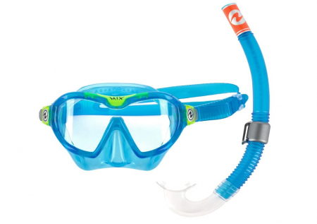Sporturi acvatice - Set de scufundari pentru copii Aqualung, ochelari + tub snorkeling, albastru